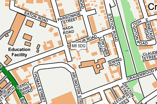 M8 5DG map - OS OpenMap – Local (Ordnance Survey) M8 5DG map - OS OpenMap – Local (Ordnance Survey)