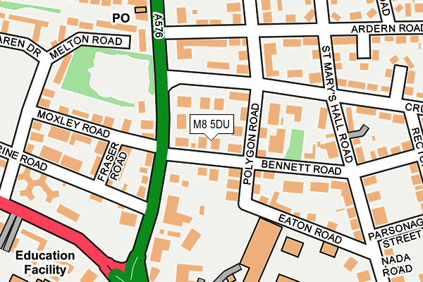 M8 5DU map - OS OpenMap – Local (Ordnance Survey) M8 5DU map - OS OpenMap – Local (Ordnance Survey)
