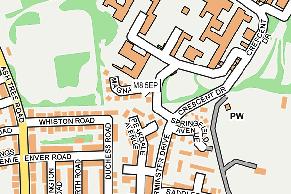 M8 5EP map - OS OpenMap – Local (Ordnance Survey) M8 5EP map - OS OpenMap – Local (Ordnance Survey)