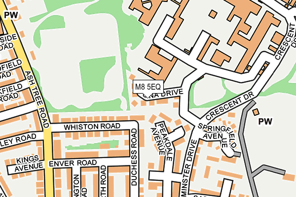 M8 5EQ map - OS OpenMap – Local (Ordnance Survey) M8 5EQ map - OS OpenMap – Local (Ordnance Survey)