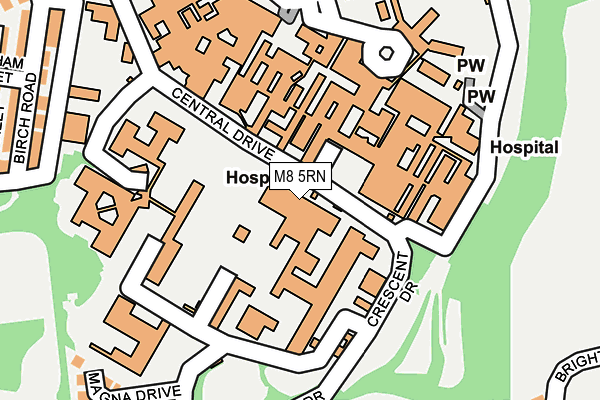M8 5RN map - OS OpenMap – Local (Ordnance Survey) M8 5RN map - OS OpenMap – Local (Ordnance Survey)