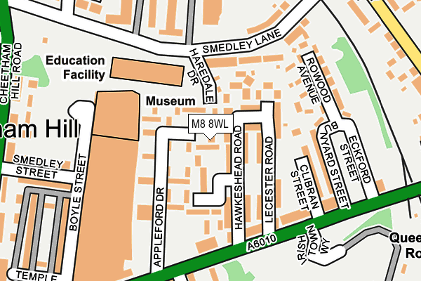 M8 8WL map - OS OpenMap – Local (Ordnance Survey) M8 8WL map - OS OpenMap – Local (Ordnance Survey)