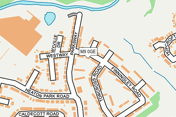 M9 0GE map - OS OpenMap – Local (Ordnance Survey) M9 0GE map - OS OpenMap – Local (Ordnance Survey)