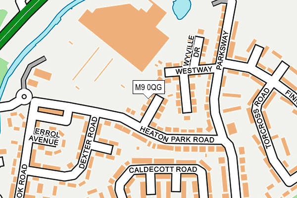 M9 0QG map - OS OpenMap – Local (Ordnance Survey) M9 0QG map - OS OpenMap – Local (Ordnance Survey)