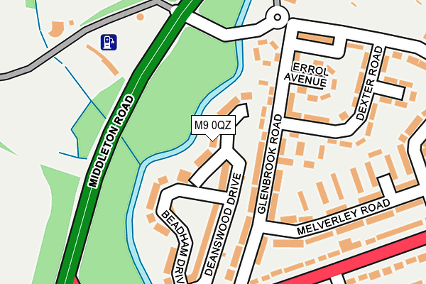 M9 0QZ map - OS OpenMap – Local (Ordnance Survey) M9 0QZ map - OS OpenMap – Local (Ordnance Survey)