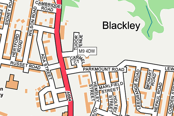 M9 4DW map - OS OpenMap – Local (Ordnance Survey) M9 4DW map - OS OpenMap – Local (Ordnance Survey)