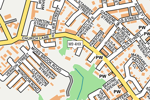 M9 4HX map - OS OpenMap – Local (Ordnance Survey) M9 4HX map - OS OpenMap – Local (Ordnance Survey)