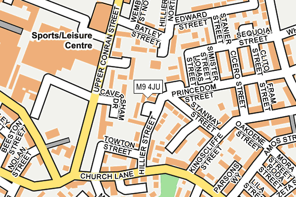 M9 4JU map - OS OpenMap – Local (Ordnance Survey) M9 4JU map - OS OpenMap – Local (Ordnance Survey)