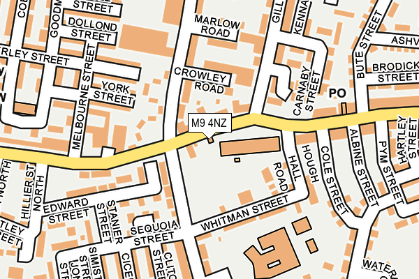 M9 4NZ map - OS OpenMap – Local (Ordnance Survey) M9 4NZ map - OS OpenMap – Local (Ordnance Survey)