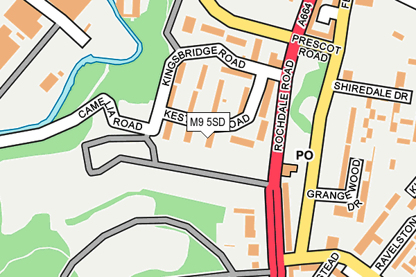 M9 5SD map - OS OpenMap – Local (Ordnance Survey) M9 5SD map - OS OpenMap – Local (Ordnance Survey)