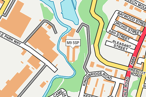 M9 5SP map - OS OpenMap – Local (Ordnance Survey) M9 5SP map - OS OpenMap – Local (Ordnance Survey)