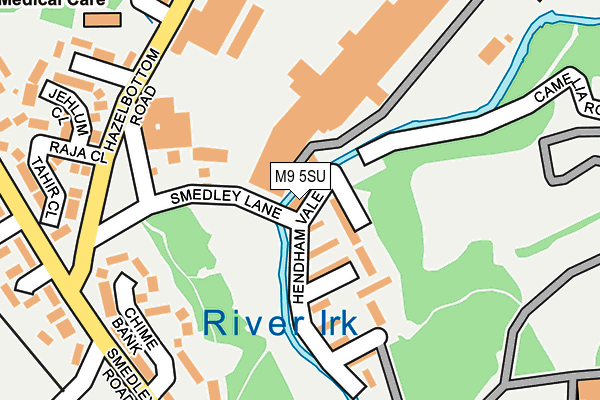 M9 5SU map - OS OpenMap – Local (Ordnance Survey) M9 5SU map - OS OpenMap – Local (Ordnance Survey)