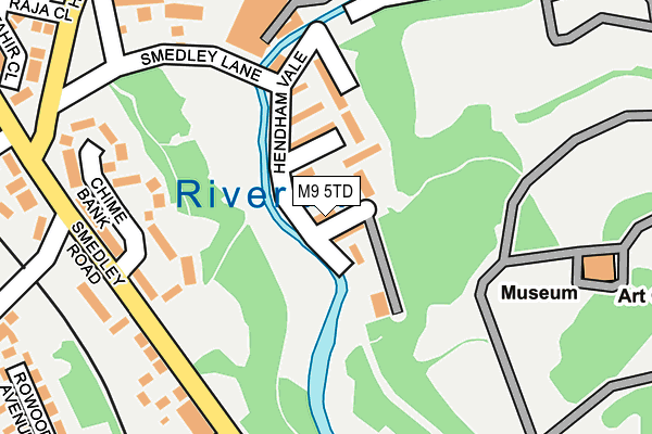 M9 5TD map - OS OpenMap – Local (Ordnance Survey) M9 5TD map - OS OpenMap – Local (Ordnance Survey)