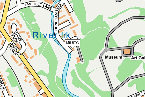 M9 5TG map - OS OpenMap – Local (Ordnance Survey) M9 5TG map - OS OpenMap – Local (Ordnance Survey)