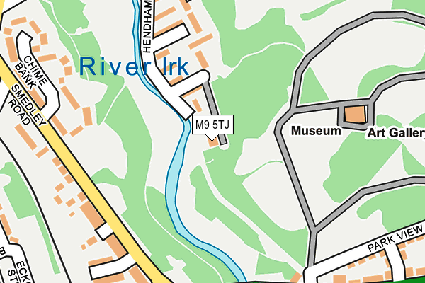 M9 5TJ map - OS OpenMap – Local (Ordnance Survey) M9 5TJ map - OS OpenMap – Local (Ordnance Survey)