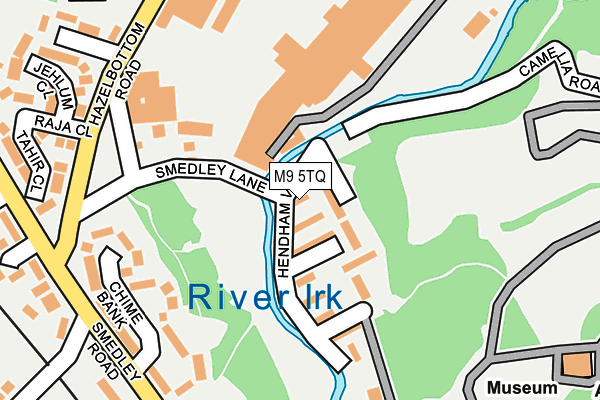 M9 5TQ map - OS OpenMap – Local (Ordnance Survey) M9 5TQ map - OS OpenMap – Local (Ordnance Survey)