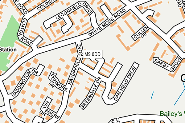 M9 6DD map - OS OpenMap – Local (Ordnance Survey) M9 6DD map - OS OpenMap – Local (Ordnance Survey)