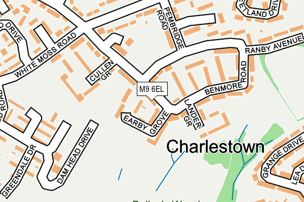 M9 6EL map - OS OpenMap – Local (Ordnance Survey) M9 6EL map - OS OpenMap – Local (Ordnance Survey)