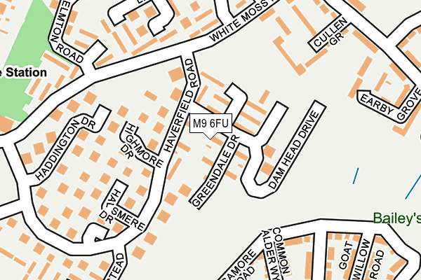 M9 6FU map - OS OpenMap – Local (Ordnance Survey) M9 6FU map - OS OpenMap – Local (Ordnance Survey)