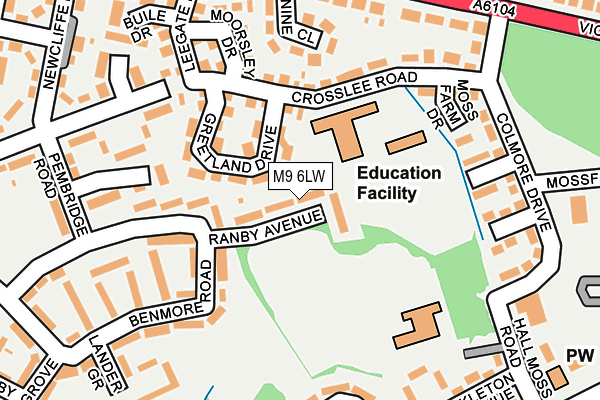 M9 6LW map - OS OpenMap – Local (Ordnance Survey) M9 6LW map - OS OpenMap – Local (Ordnance Survey)
