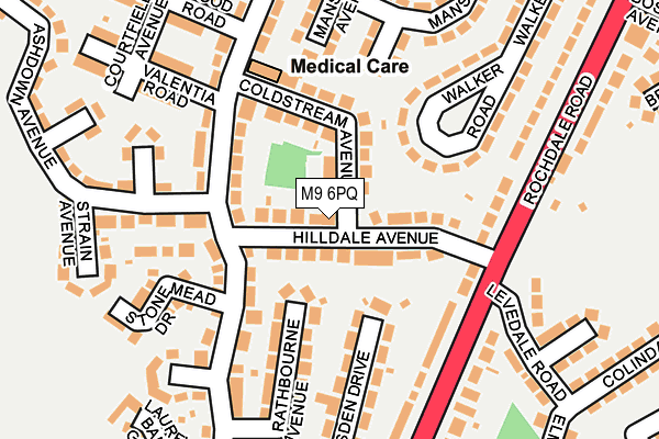 M9 6PQ map - OS OpenMap – Local (Ordnance Survey) M9 6PQ map - OS OpenMap – Local (Ordnance Survey)
