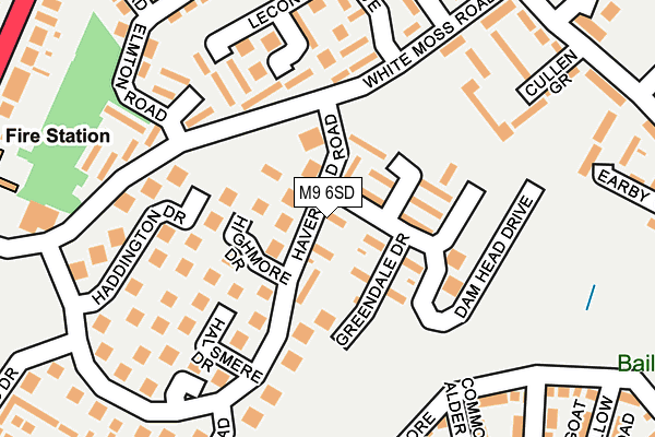 M9 6SD map - OS OpenMap – Local (Ordnance Survey) M9 6SD map - OS OpenMap – Local (Ordnance Survey)