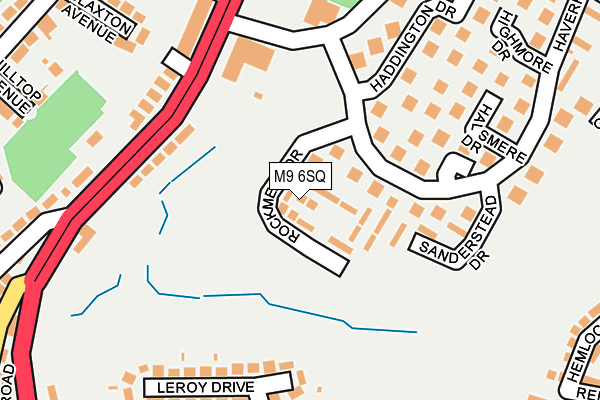 M9 6SQ map - OS OpenMap – Local (Ordnance Survey) M9 6SQ map - OS OpenMap – Local (Ordnance Survey)