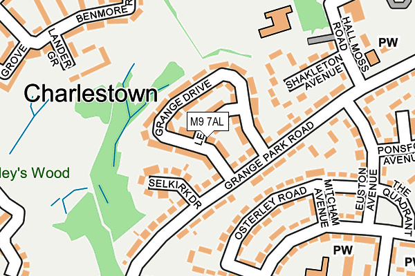 M9 7AL map - OS OpenMap – Local (Ordnance Survey) M9 7AL map - OS OpenMap – Local (Ordnance Survey)