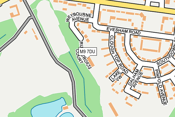 M9 7DU map - OS OpenMap – Local (Ordnance Survey) M9 7DU map - OS OpenMap – Local (Ordnance Survey)
