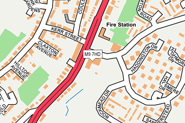 M9 7HD map - OS OpenMap – Local (Ordnance Survey) M9 7HD map - OS OpenMap – Local (Ordnance Survey)