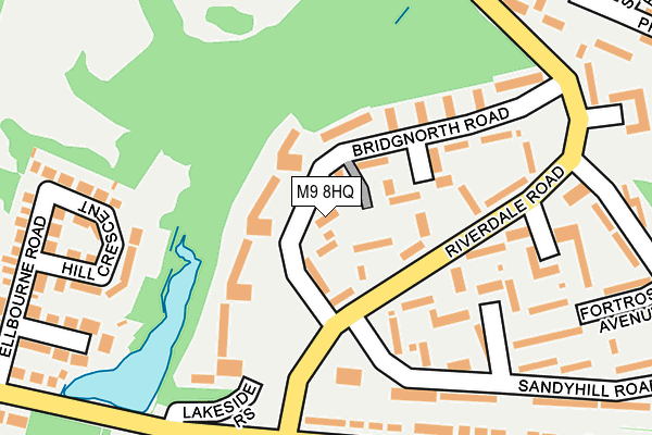 M9 8HQ map - OS OpenMap – Local (Ordnance Survey) M9 8HQ map - OS OpenMap – Local (Ordnance Survey)