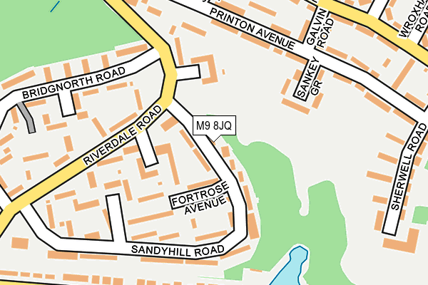 M9 8JQ map - OS OpenMap – Local (Ordnance Survey) M9 8JQ map - OS OpenMap – Local (Ordnance Survey)