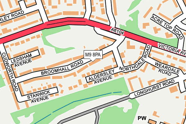 M9 8PA map - OS OpenMap – Local (Ordnance Survey) M9 8PA map - OS OpenMap – Local (Ordnance Survey)