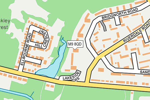 M9 8QD map - OS OpenMap – Local (Ordnance Survey) M9 8QD map - OS OpenMap – Local (Ordnance Survey)