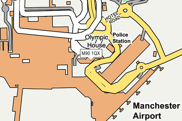 M90 1QX map - OS OpenMap – Local (Ordnance Survey) M90 1QX map - OS OpenMap – Local (Ordnance Survey)