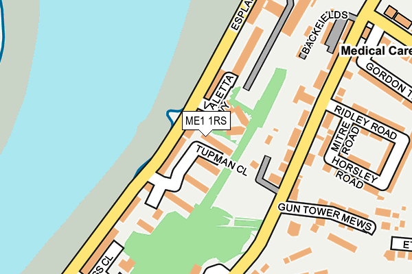 ME1 1RS map - OS OpenMap – Local (Ordnance Survey) ME1 1RS map - OS OpenMap – Local (Ordnance Survey)