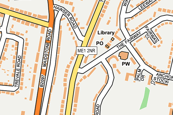 ME1 2NR map - OS OpenMap – Local (Ordnance Survey) ME1 2NR map - OS OpenMap – Local (Ordnance Survey)