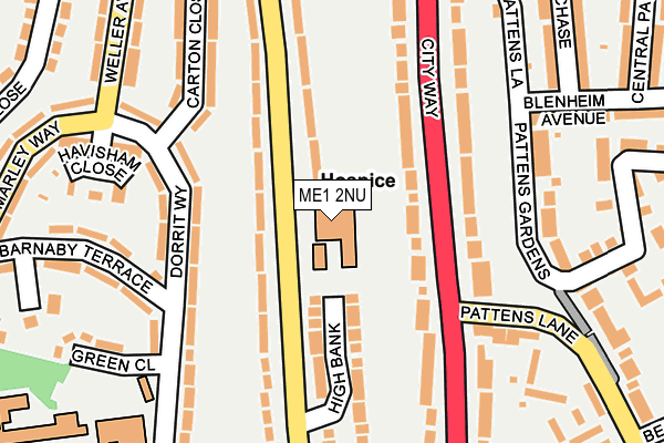 ME1 2NU map - OS OpenMap – Local (Ordnance Survey) ME1 2NU map - OS OpenMap – Local (Ordnance Survey)