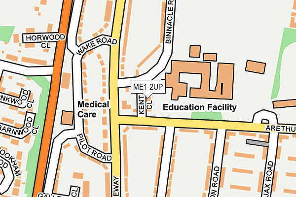 ME1 2UP map - OS OpenMap – Local (Ordnance Survey) ME1 2UP map - OS OpenMap – Local (Ordnance Survey)