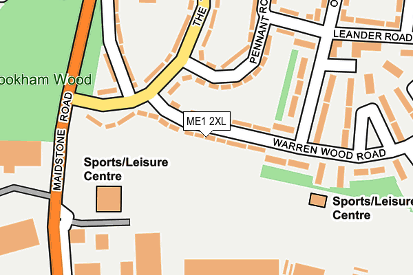ME1 2XL map - OS OpenMap – Local (Ordnance Survey) ME1 2XL map - OS OpenMap – Local (Ordnance Survey)