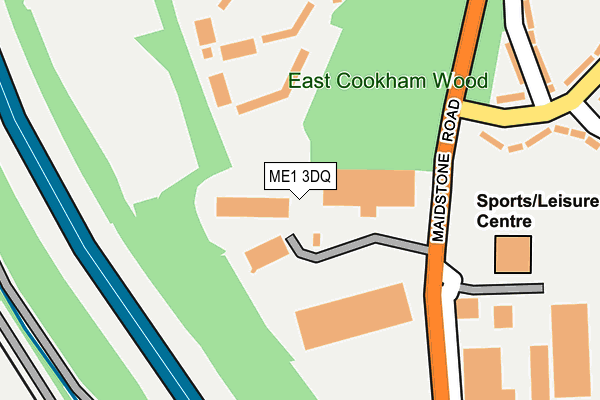 ME1 3DQ map - OS OpenMap – Local (Ordnance Survey) ME1 3DQ map - OS OpenMap – Local (Ordnance Survey)