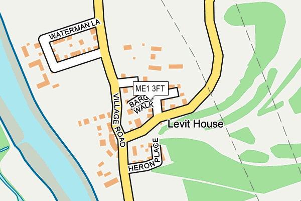 ME1 3FT map - OS OpenMap – Local (Ordnance Survey)