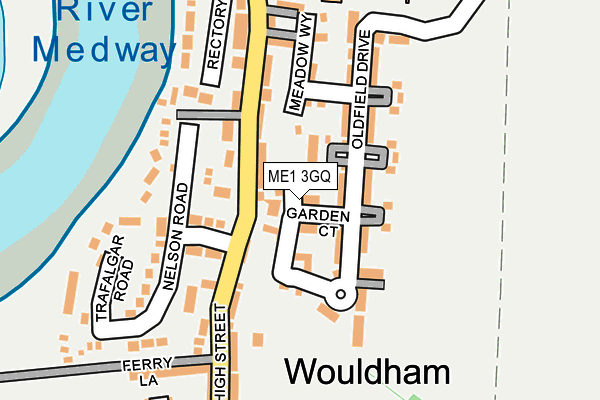 ME1 3GQ map - OS OpenMap – Local (Ordnance Survey) ME1 3GQ map - OS OpenMap – Local (Ordnance Survey)