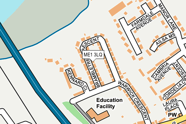 ME1 3LQ map - OS OpenMap – Local (Ordnance Survey)
