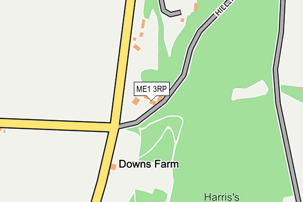 ME1 3RP map - OS OpenMap – Local (Ordnance Survey) ME1 3RP map - OS OpenMap – Local (Ordnance Survey)