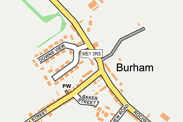 ME1 3RS map - OS OpenMap – Local (Ordnance Survey) ME1 3RS map - OS OpenMap – Local (Ordnance Survey)