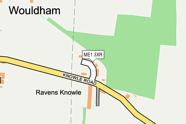 ME1 3XR map - OS OpenMap – Local (Ordnance Survey)
