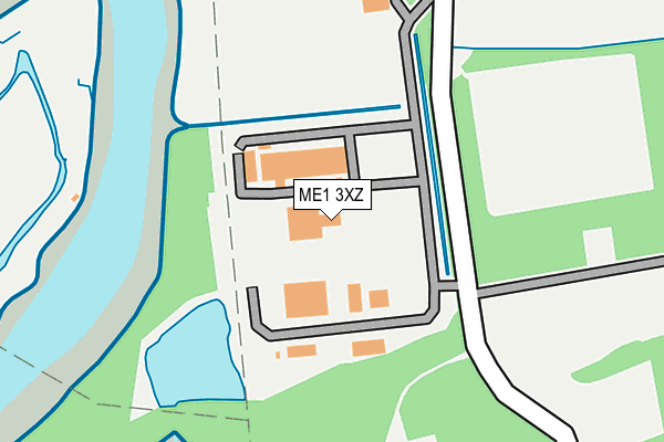 ME1 3XZ map - OS OpenMap – Local (Ordnance Survey) ME1 3XZ map - OS OpenMap – Local (Ordnance Survey)