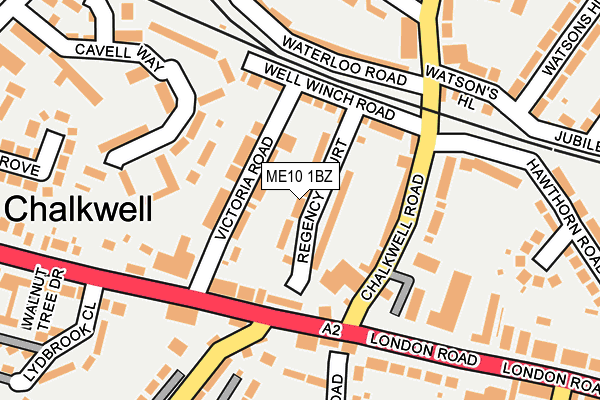 ME10 1BZ map - OS OpenMap – Local (Ordnance Survey) ME10 1BZ map - OS OpenMap – Local (Ordnance Survey)