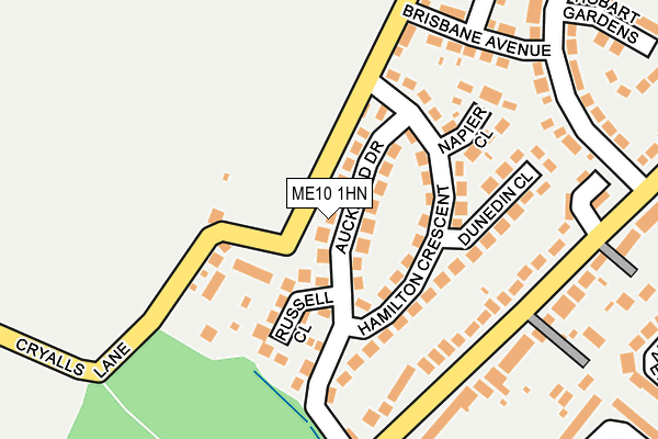 ME10 1HN map - OS OpenMap – Local (Ordnance Survey) ME10 1HN map - OS OpenMap – Local (Ordnance Survey)